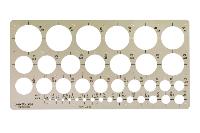 CIRKELSJABLOON LINEX 39CIR GRS
