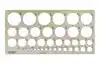 CIRKELSJABLOON LINEX 39CIR GRS