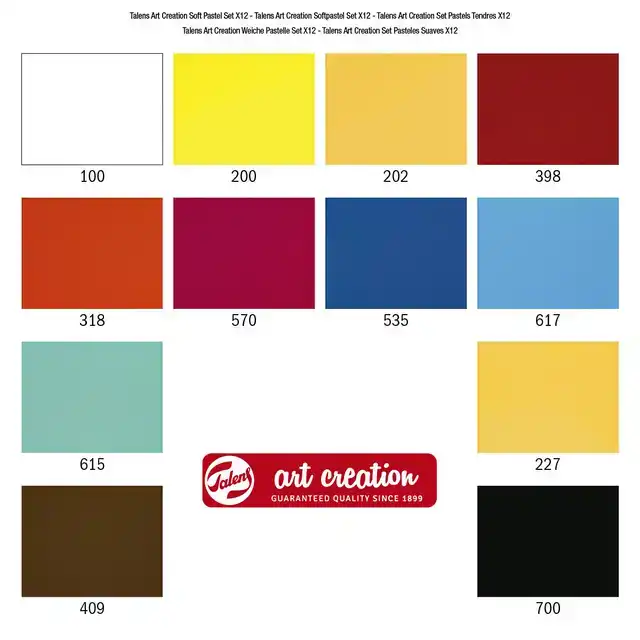 SOFTPASTEL TALENS ART CREATION SET 12