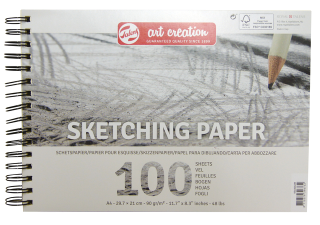 SCHETSPAPIER TALENS ART CREATION 90GR