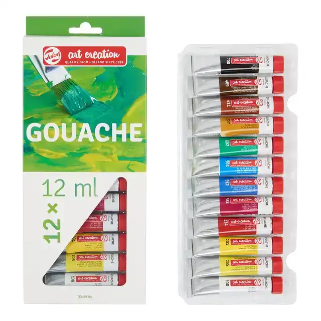 GOUACHE TALENS ART CREATION SET 12