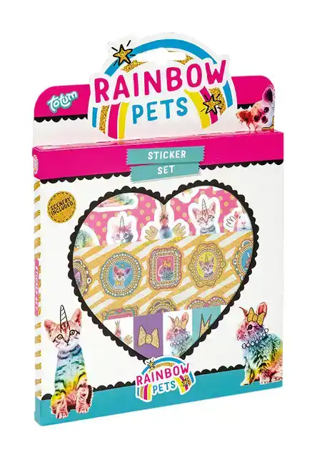 STICKERSET TOTUM RAINBOW PETS