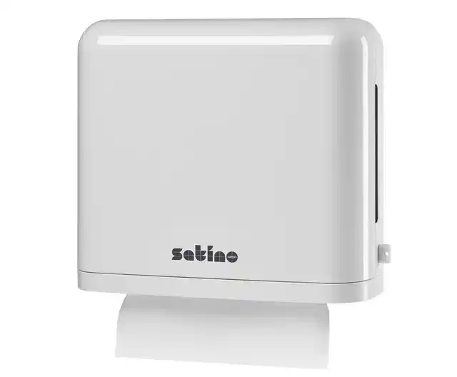 HANDDOEKDISPENSER SATINO PT2 KLEIN WIT