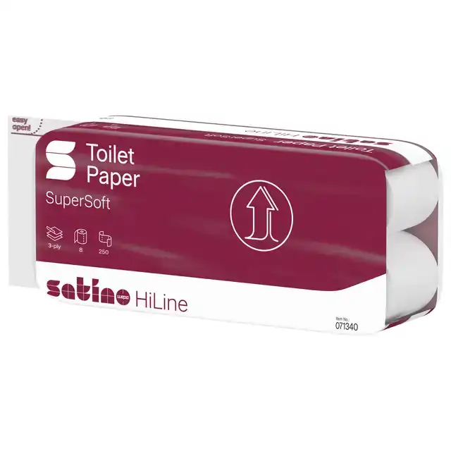 TOILETPAPIER SATINO MT1 HILINE 250 VEL