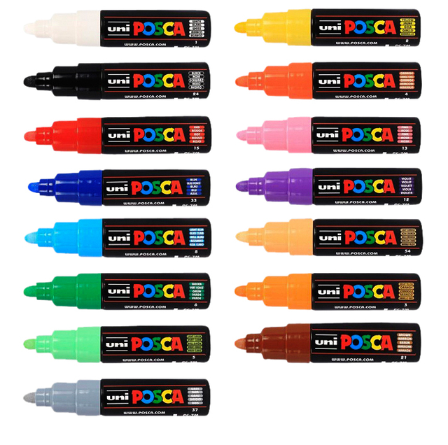 VERFSTIFT POSCA PC7M B DONKERBLAUW