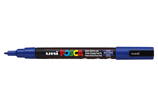 VERFSTIFT POSCA PC3M F DONKERBLAUW