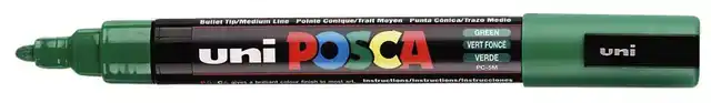 VERFSTIFT POSCA PC5M M DONKERGROEN