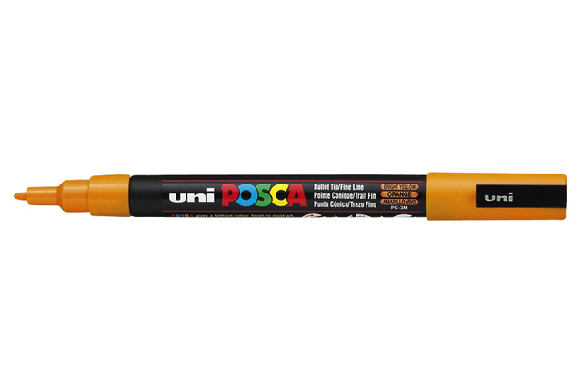 PAINTMARKER UNI POSCA PC3M F ORANJE