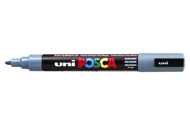 VERFSTIFT POSCA PC5M M LEISTEENGRIJS