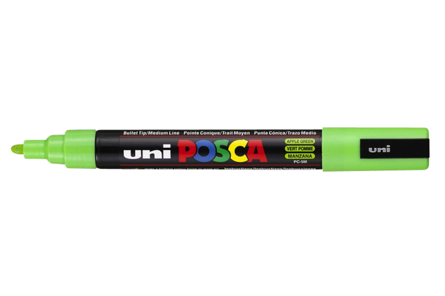 PAINTMARKER UNI POSCA PC5M M APPELGROEN