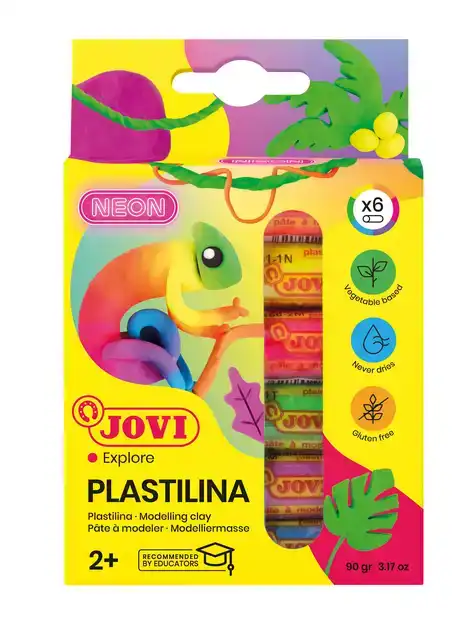 BOETSEERKLEI JOVI 15GR NEON KLEUREN