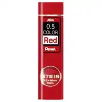 POTLOODSTIFT PENTEL HB 0.5MM 20ST ROOD