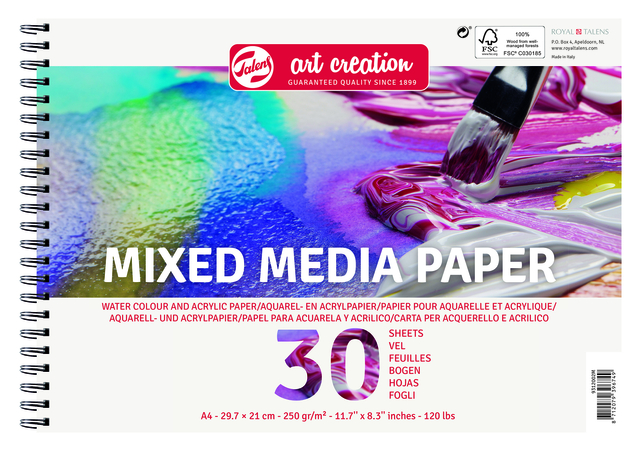 PAPIER TALENS ART CREATION MIXED MEDIA