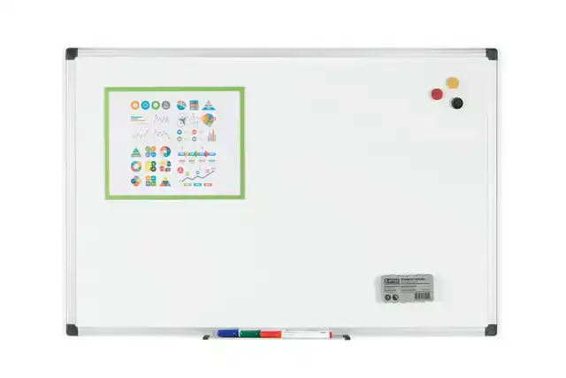 WHITEBOARD QUANTORE 90X60CM EMAILLE