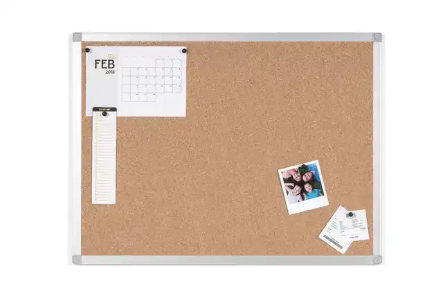 PRIKBORD QUANTORE 90X60CM KURK