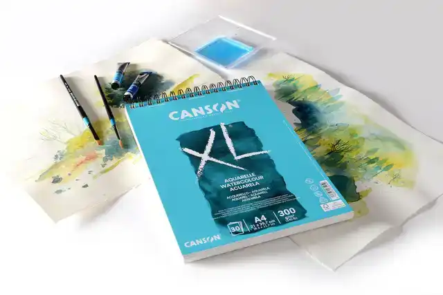 AQUARELPAPIER CANSON XL 20VEL 300GR A5