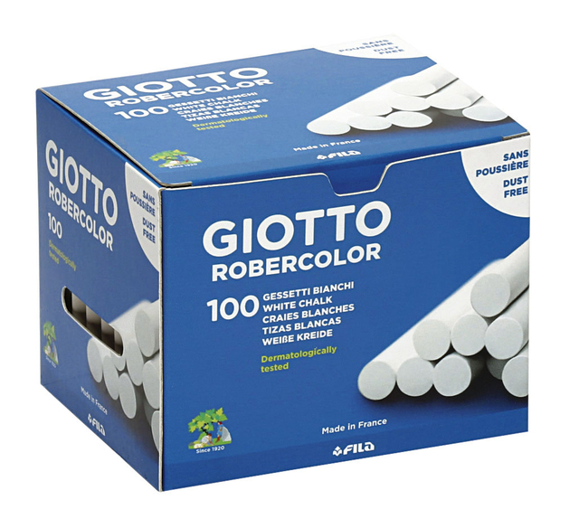 SCHOOLBORDKRIJT GIOTTO WIT DOOS 100