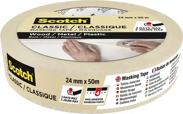 AFPLAKTAPE SCOTCH CLASSIC 24MMX50M