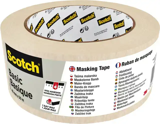 AFPLAKTAPE SCOTCH BASIC 48MMX50M BEIGE