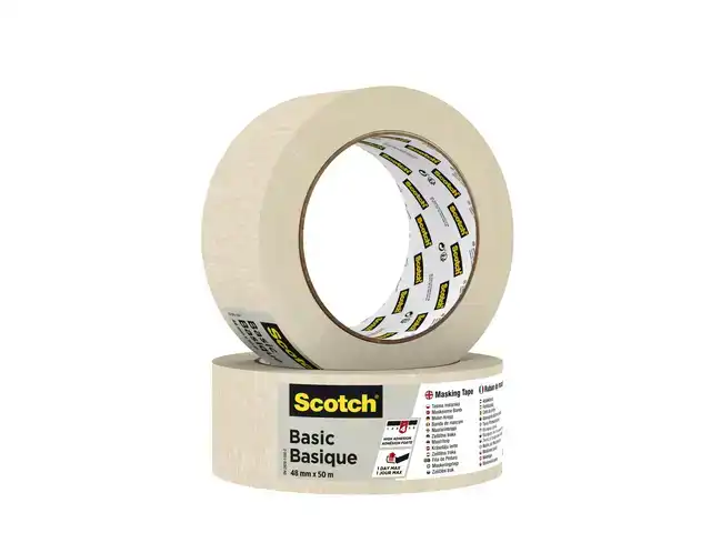 AFPLAKTAPE SCOTCH BASIC 48MMX50M BEIGE