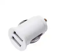 AUTOLADER GREEN MOUSE USB A 2X 2.4A WIT