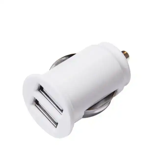 AUTOLADER GREEN MOUSE USB A 2X 2.4A WIT