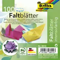 ORIGAMI PAP FOLIA 70GR 10X10CM 100 VEL