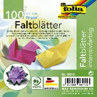 ORIGAMI PAP FOLIA 70GR 10X10CM 100 VEL