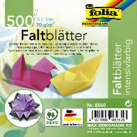 ORIGAMI PAP FOLIA 70GR 10X10CM 500 VEL