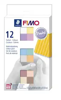 FIMO® SOFT PASTEL SET 12X25 GR