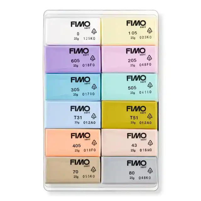 FIMO® SOFT PASTEL SET 12X25 GR