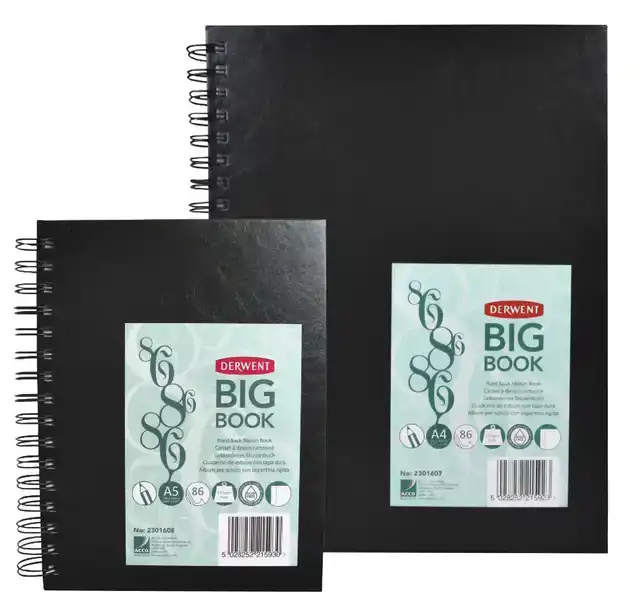 SCHETSBOEK DERWENT BIG BOOK A4 HARDE