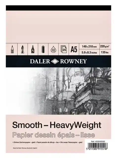 TEKENPAPIER DALER ROWNEY SMOOTH 220GR