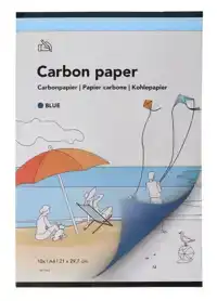 CARBONPAPIER QBASIC A4 21X31CM 10X