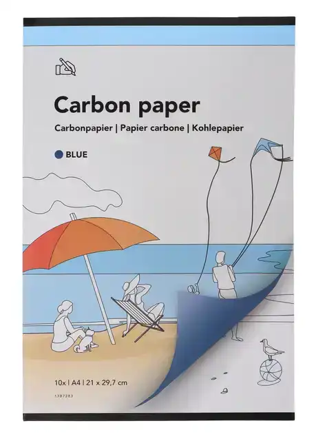 CARBONPAPIER QBASIC A4 21X31CM 10X