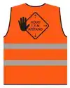 VEILIGHEIDSVEST AFSTAND HOUDEN XL