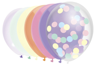 BALLON HAZA UNI 30CM 10 STUKS PASTEL