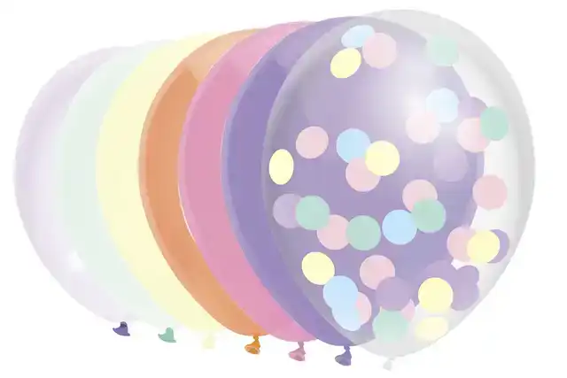BALLON HAZA UNI 30CM 10 STUKS PASTEL