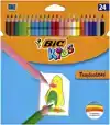 KLEURPOTLOOD BICKIDS TROPICOLORS 24ST