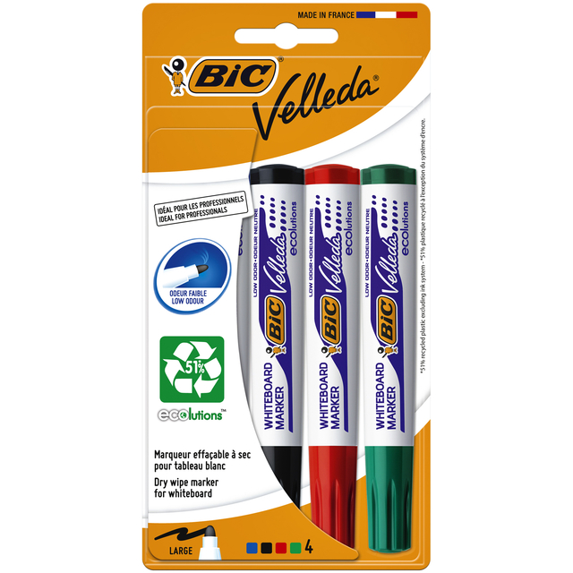 VILTSTIFT BIC 1704 WHITEBOARD ROND