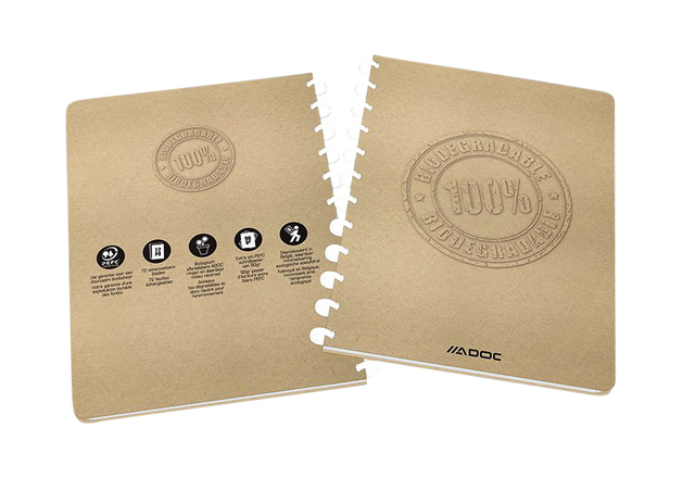 SCHRIFT ADOC BIO A4 RUIT 5X5MM 144PAG