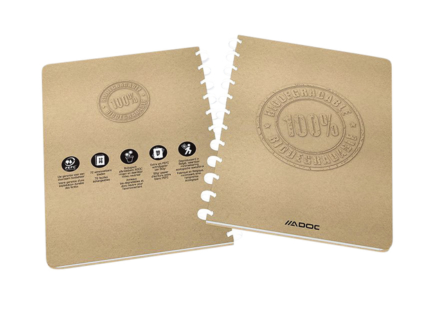 SCHRIFT ADOC BIO A4 RUIT 4X8MM 144PAG