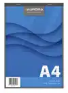 SCHRIJFBLOK AURORA A4 LIJN 100VEL 70GR