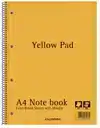 COLLEGEBLK AURORA YELLOW PAD A4 LN 4G