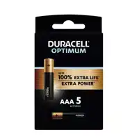 BATTERIJ DURACELL OPTIMUM AAA 5ST