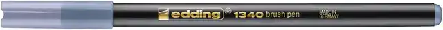 BRUSHPEN EDDING 1340 ZILVERGRIJS