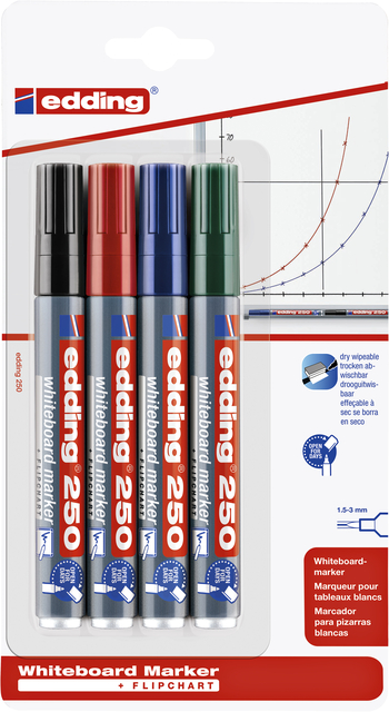 WHITEBOARDMARKER EDDING 250 ROND
