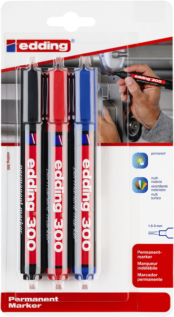 VILTSTIFT EDDING 300 ROND 1.5-3MM