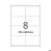 ETIKET OFFICE A4 105X682MM 8 VEL