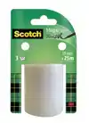 PLAKBAND 3M SCOTCH 19MMX25M ONZICHTBAAR